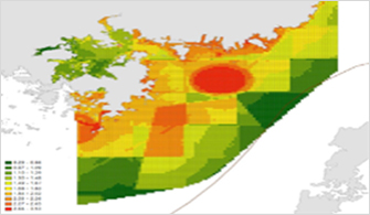 해양공간 상충지수 매핑
